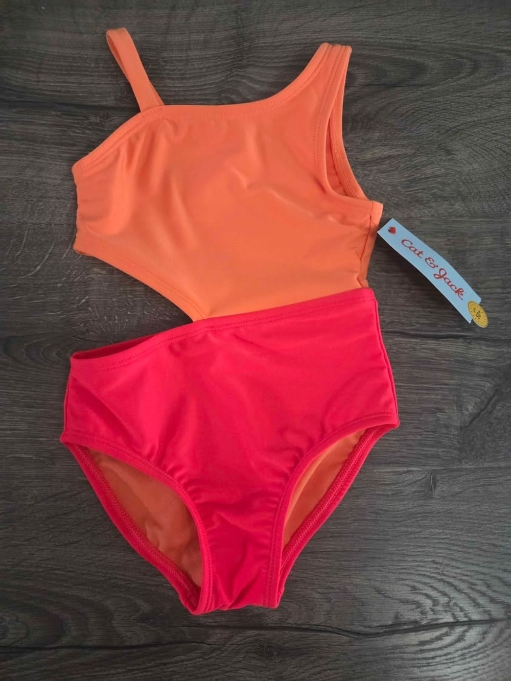 Cat & Jack Girls One Piece Swim Set Size 2t NWT